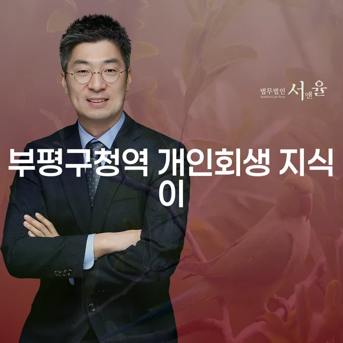 부평구청역 개인회생 지식이