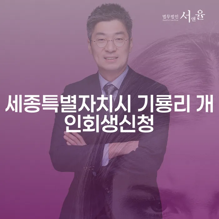 세종특별자치시 기룡리에서 개인회생 신청을 고려하고 계신가요?