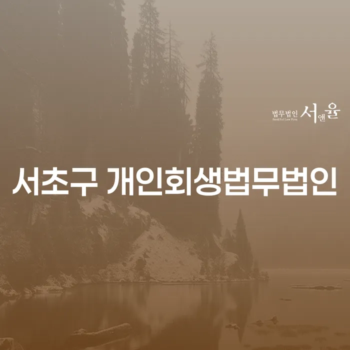 서초구 개인회생법무법인: 당신의 경제적 고민을 해결할 방법은 무엇인가요?